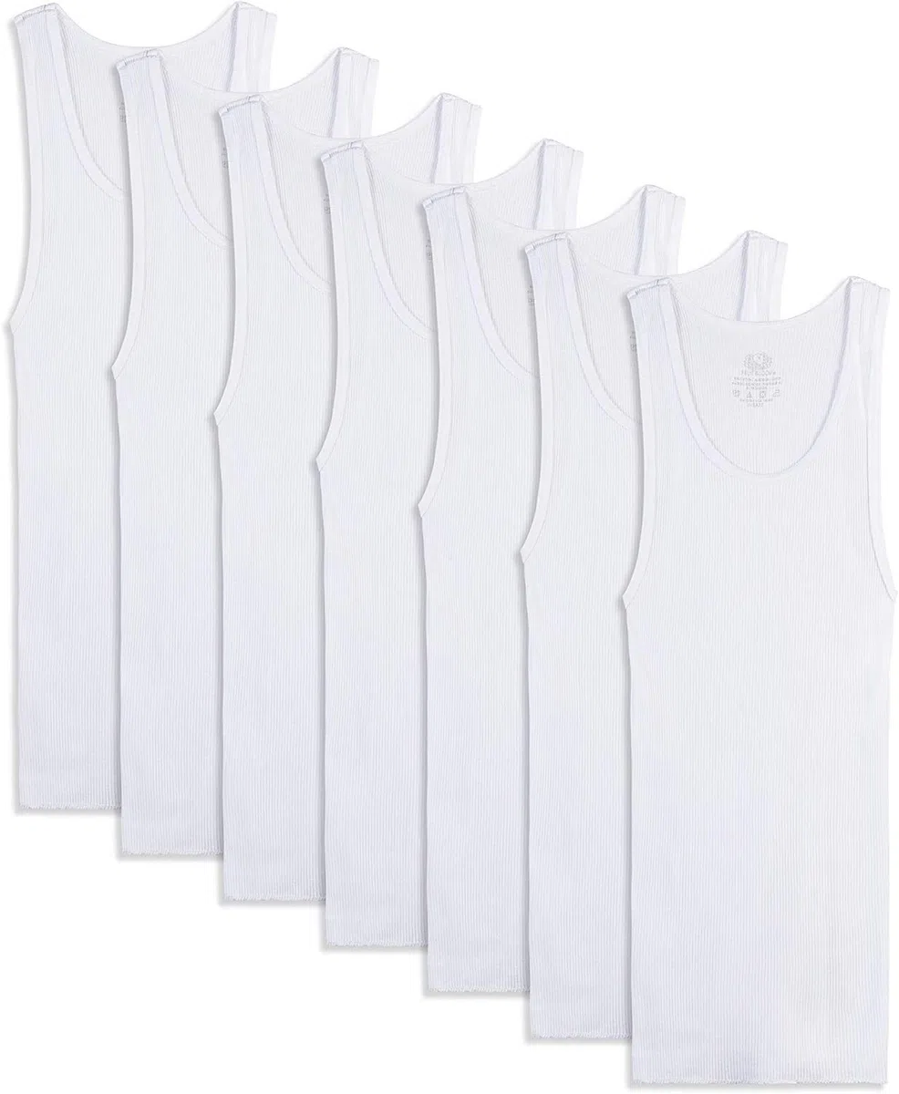 Fruit of the Loom Camisetas sin mangas para niños