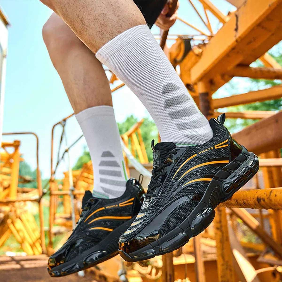 Zapatillas Running Deportivas Hombre Zapatillas Running Deportivas Correr Gimnasio Correr Trabajar Ligeros Transpirables Slip-on Sneakers ultracómodos Zapatos de Cordones al Aire Libre