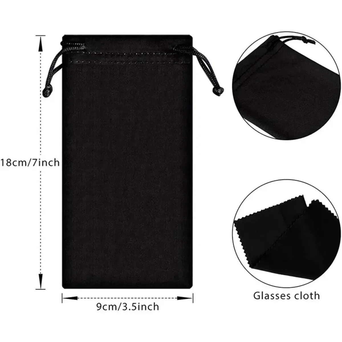 Funda Para Gafas De Sol Bolsa de gafas de sol impermeable de tela