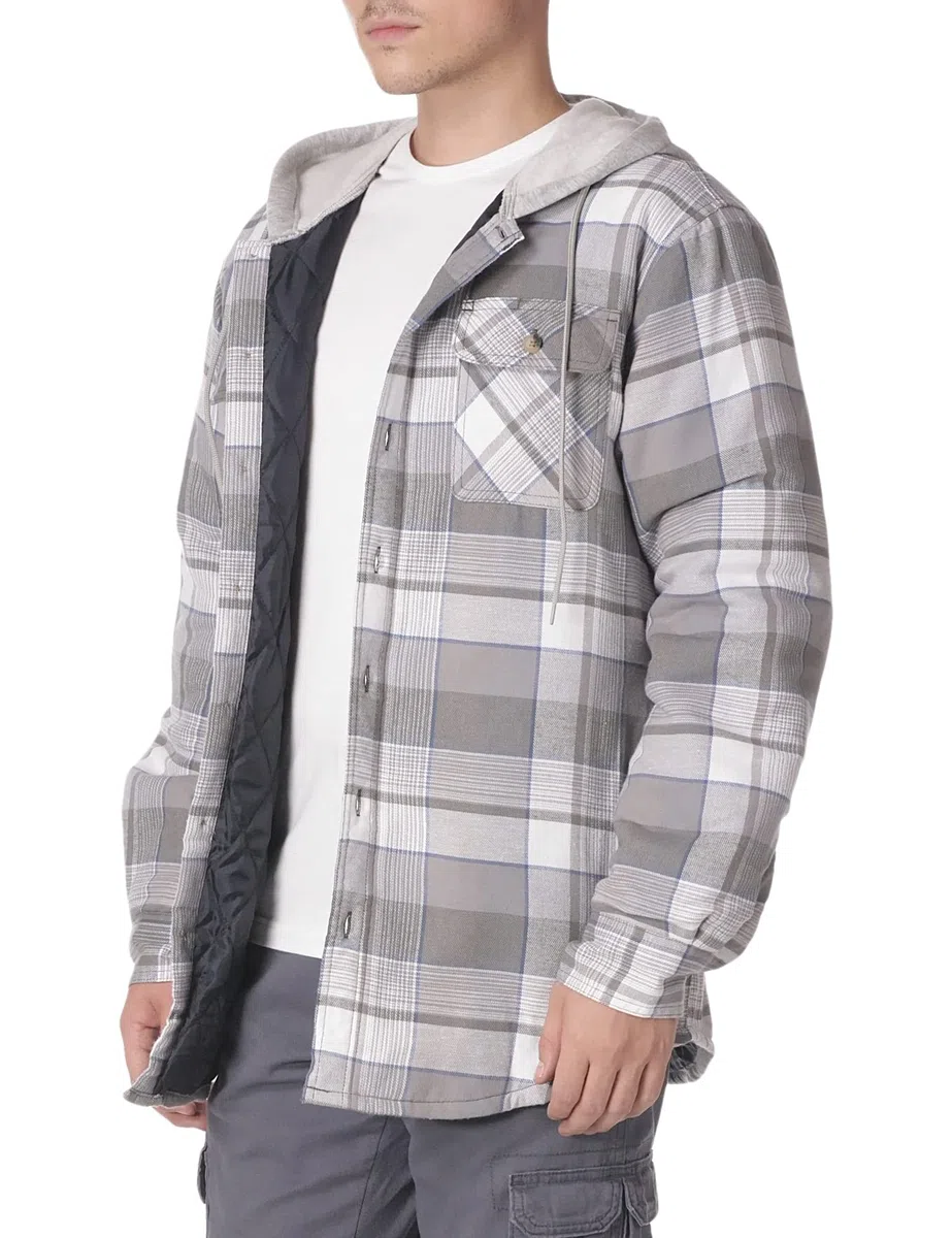 Wrangler Authentics Authentics Veste Chemise Matelassée En Flanelle Pour Homme Camisa Abotonada Hombre