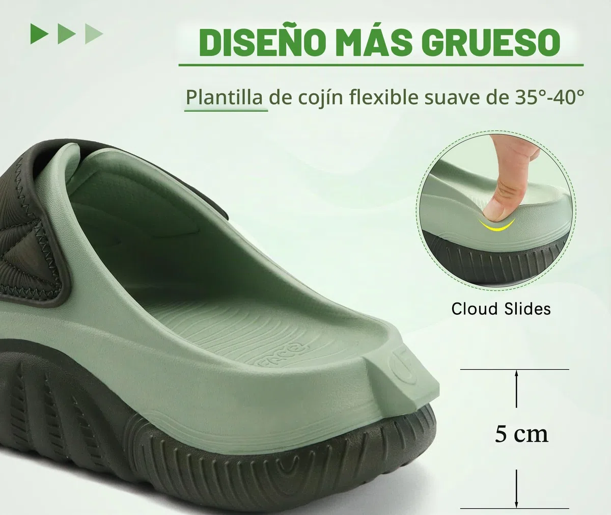 COFACE Sandalias de recuperación hombres Sandalias ortopédicas deslizantes caminar Ajustables acolchado grueso Ortopédicas Hombre Fascitis plantar Confortables Casual Al aire libre Talla 40-48