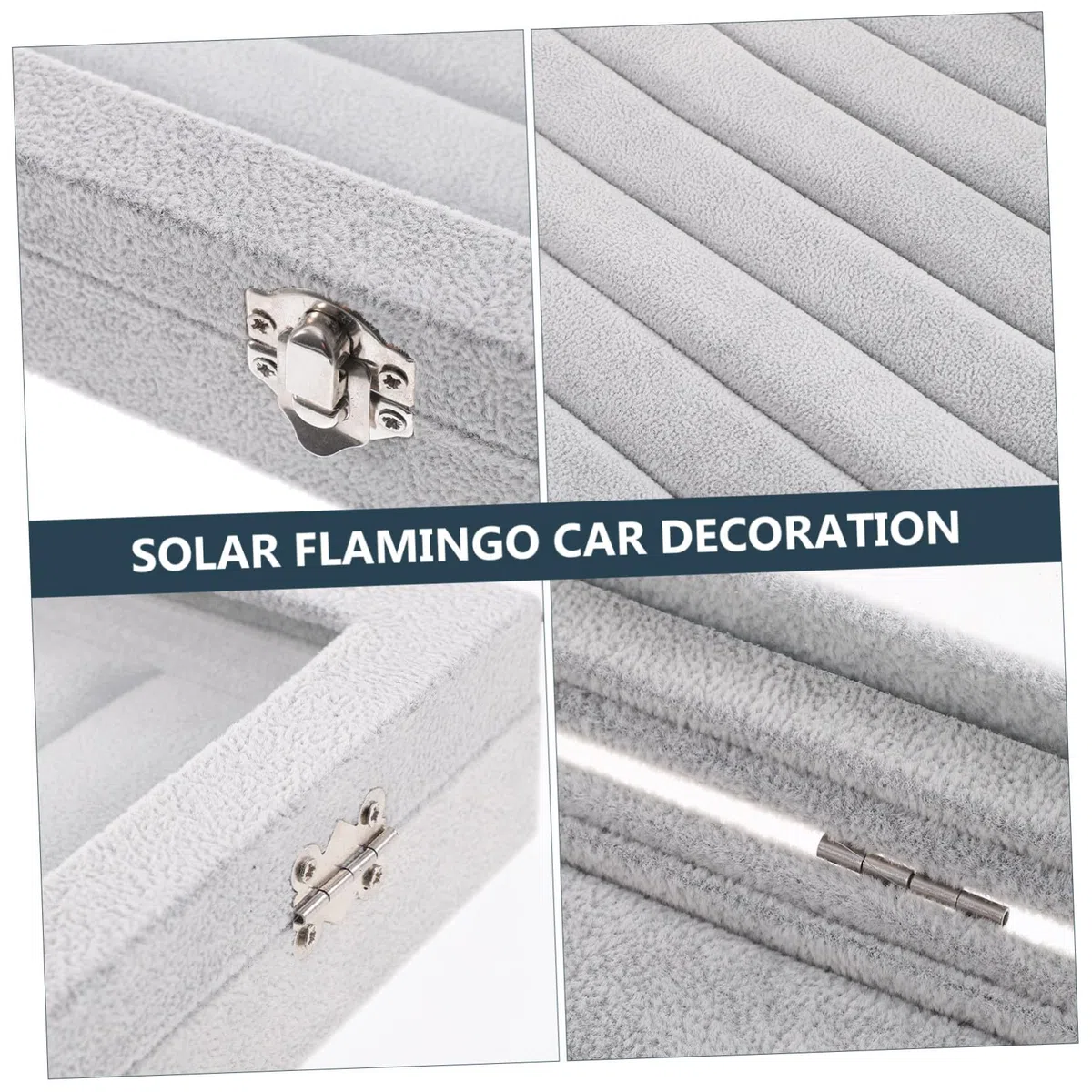 BESPORTBLE Caja de Almacenamiento de Anillos Transparente Apilable Bandejas para Joyas Organizador de Tapa para Exhibir Anillos de Boda Caja