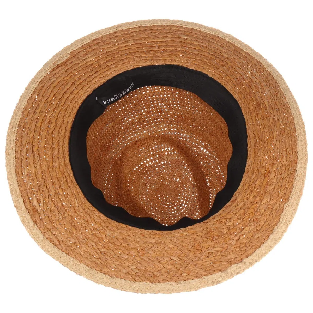 Seeberger Sombrero de rafia Crochet Crown Mujer/Hombre - Sombreros de Playa Sol de Paja Primavera/Verano