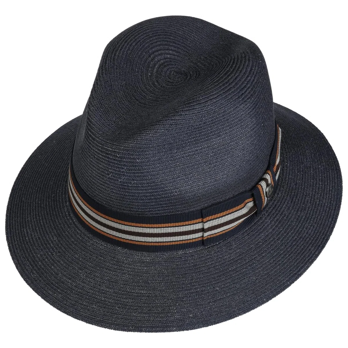 Lierys Sombrero de Cáñamo Vintello Traveller Hombre - Sol Verano Paja con Banda Grosgrain Primavera/Verano