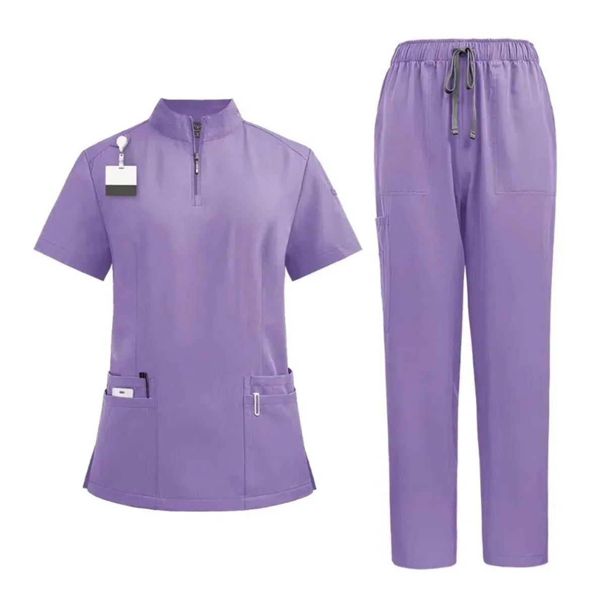 Uniformes Sanitarios Mujer Uniformes quirúrgicos for médico y enfermera, conjunto exfoliante for mujer, Ropa de Trabajo de salón de belleza, bata clínica, pantalones superiores, traje túnica de enferm