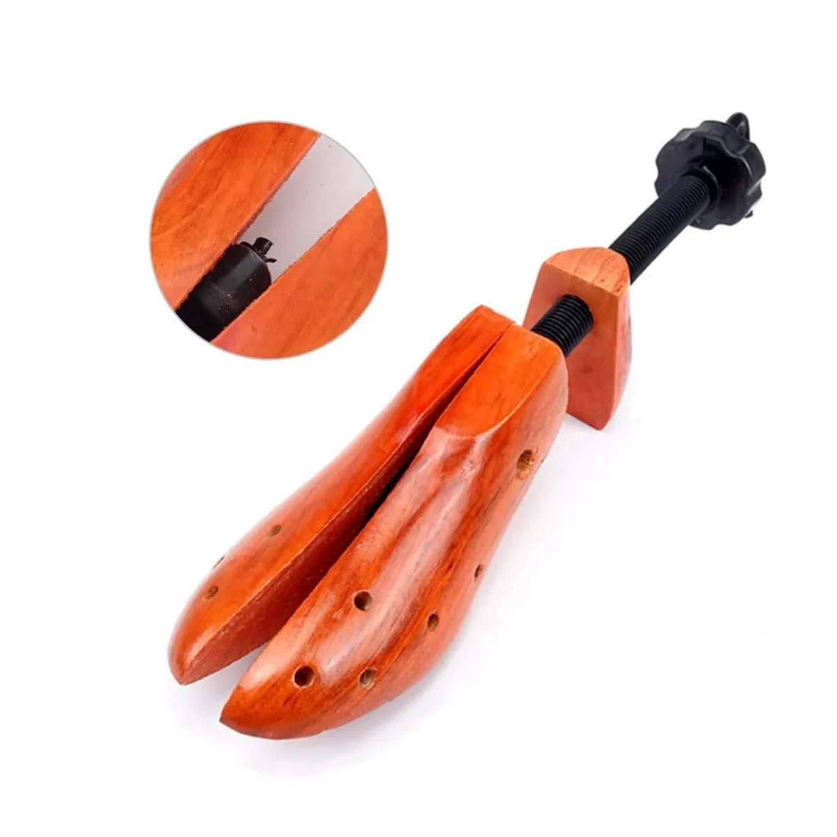 Hormas Expansor de zapatos Zapatos elásticos madera maciza marrón Ampliar zapato Último ensanchador