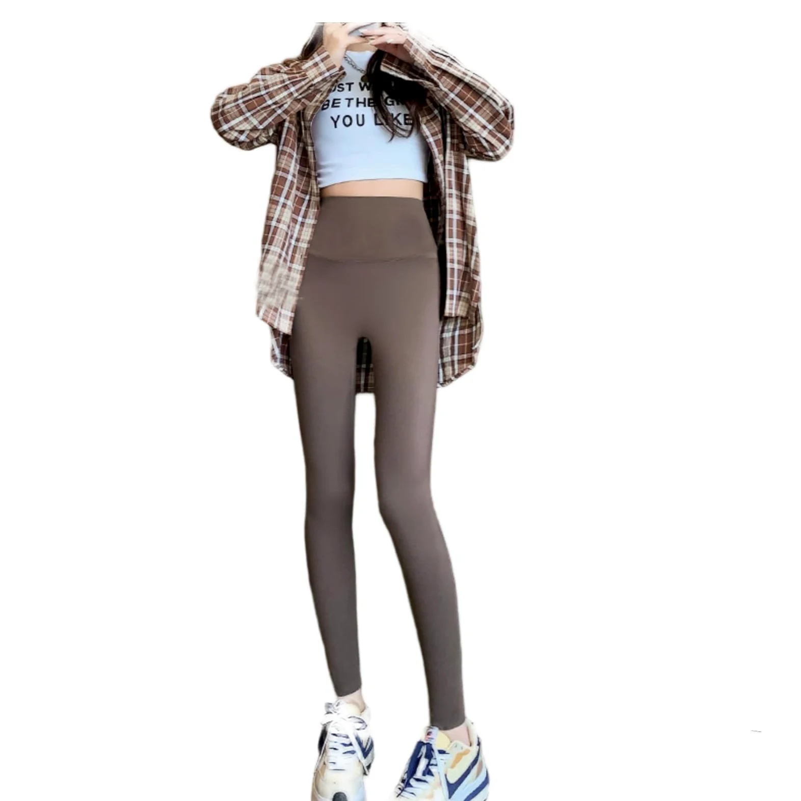 HJDMO Leggings Mujer Cintura Alta Sin Costuras Sin Camel Toe Push Up Levantar Glúteos Control Abdominal Yoga Gimnasio Negro Cafe Gris