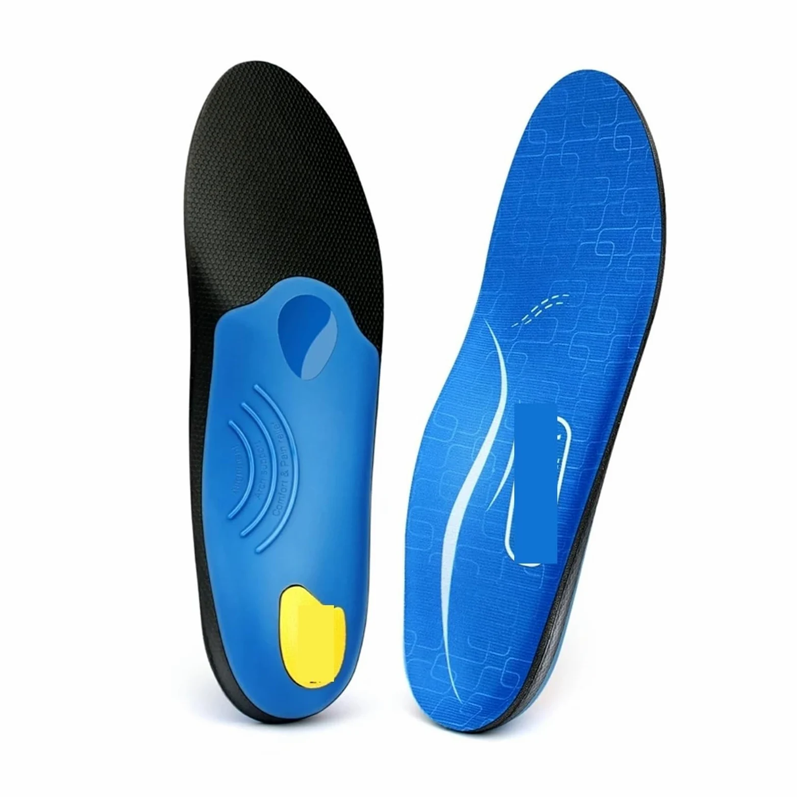 Plantillas Ortopédicas Plantillas ortopédicas for pies planos, plantilla con soporte for arco, ortesis Plantar, inserciones for el dolor en talón, botas, zapatillas, hombres y mujeres