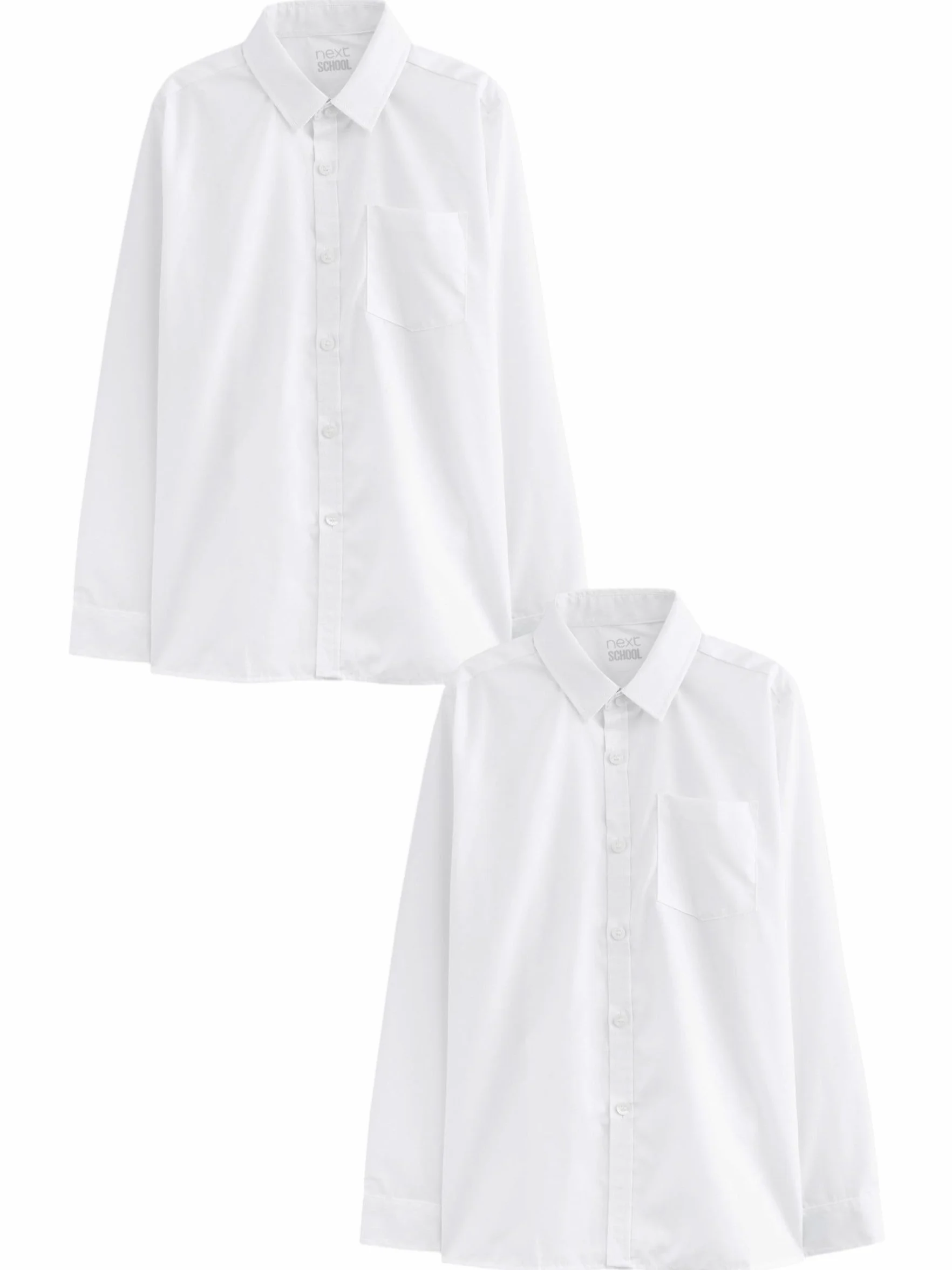 NEXT Pack de 2 camisas de manga larga estándar (3-17 años)