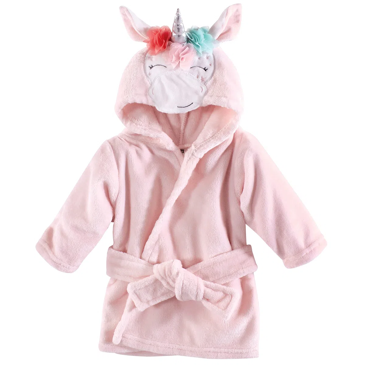 Hudson baby Baby Plush Pool and Beach Robe Cover-ups, Whimsical Unicorn Albornoces Unisex bebé