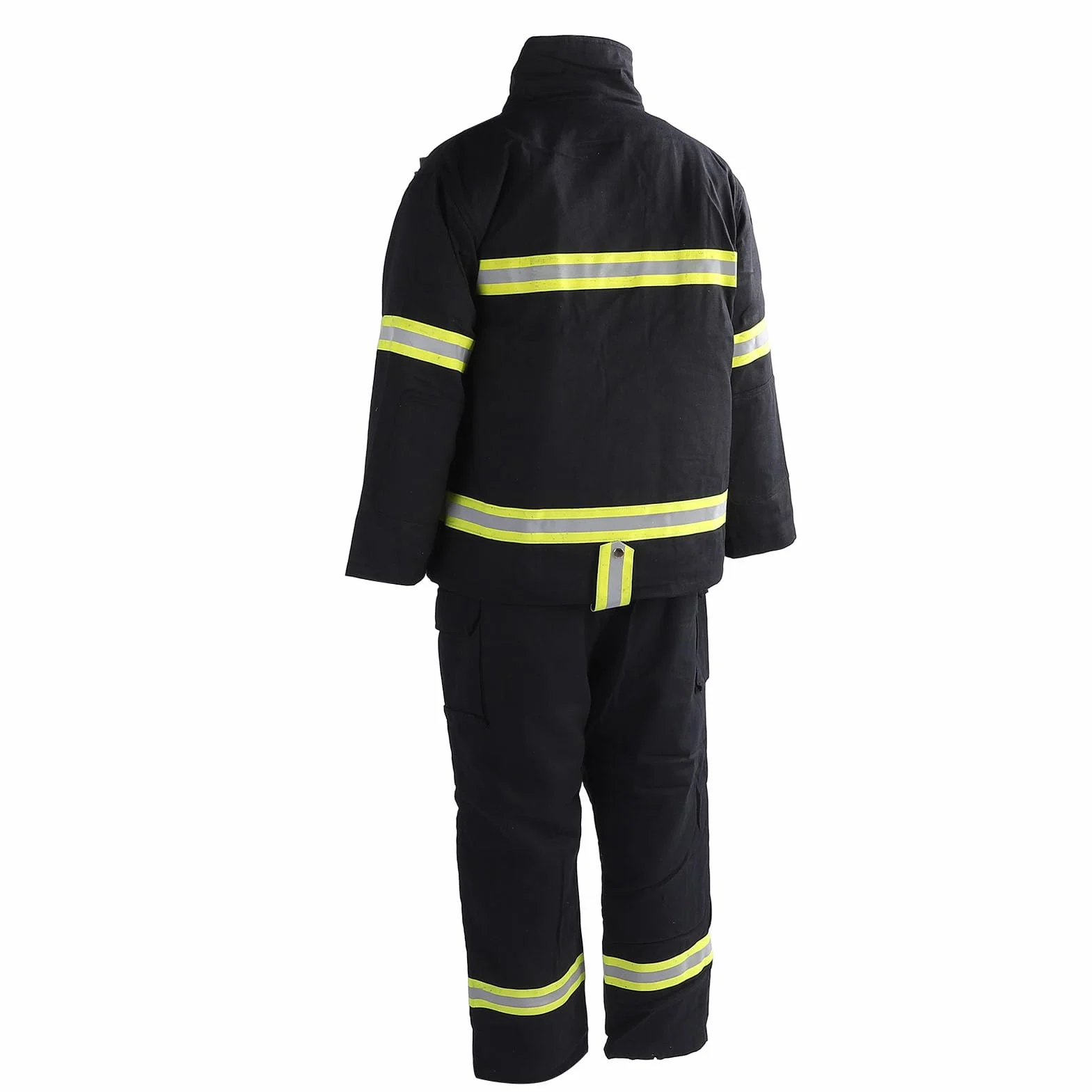 Traje, Chaqueta Retardante y Pantalón con Aislamiento de 4 Capas para Alta Visibilidad en Entornos Laborales Peligrosos