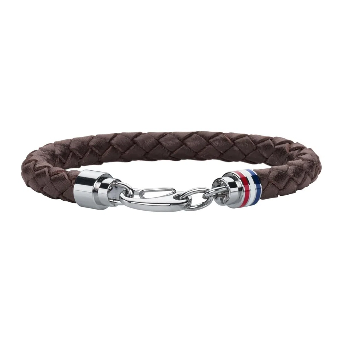 Tommy Hilfiger Jewelry Pulsera de Cuero Trenzado para Hombre - Disponible en Color Marrón o Negro