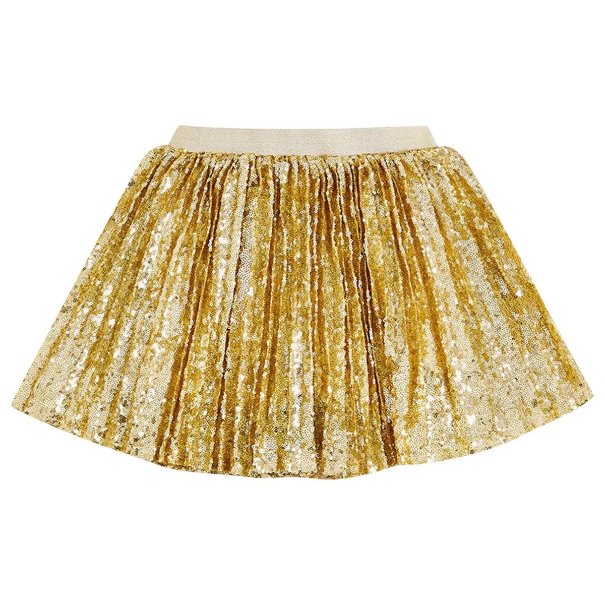 Falda de Lentejuelas para Niñas,Brillante Faldas Tutú con Cintura Elástica Vestido Lentejuelas Tutu Ballet Color Sólido Faldas de Carnaval Trajes para Niños Elástico Festival Outfit