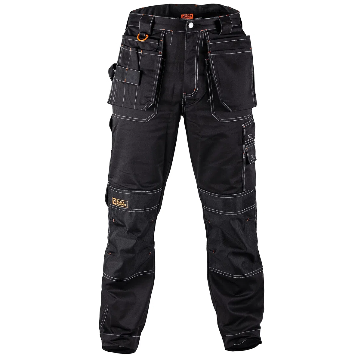 BLACK HAMMER Pantalones de Trabajo para Hombre Ropa de Trabajo Cómoda y Resistente Pantalones de Trabajo de Seguridad Ajuste Relajado Estilo Cargo Resistente al Agua Zilla