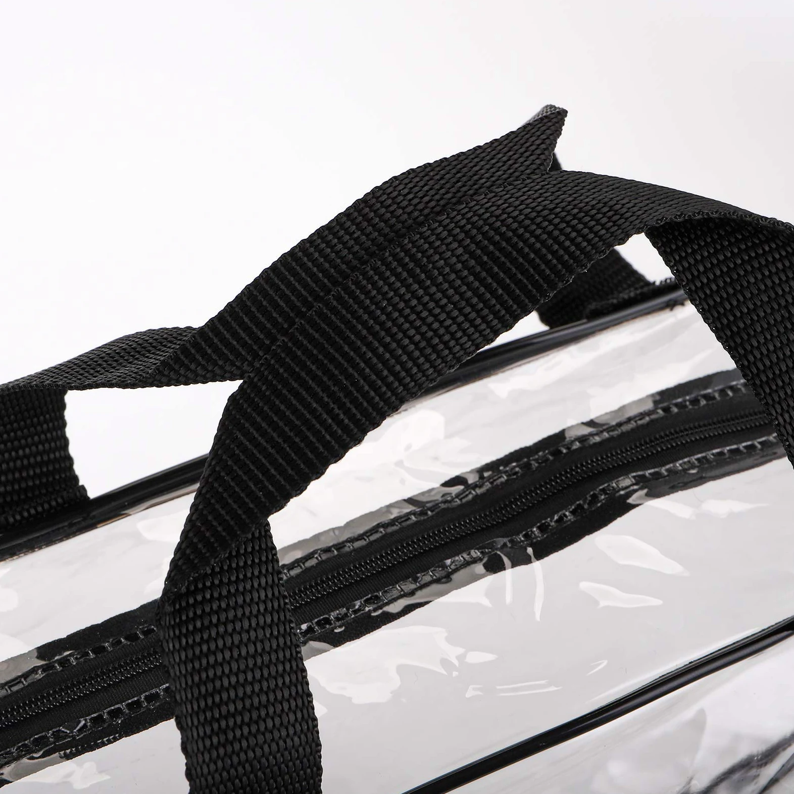 Hedume Juego de 9 Bolsas de Maquillaje Transparentes, aprobadas por la TSA y Transparentes, de PVC Impermeable con asa de Cremallera, Bolsa de Viaje portátil