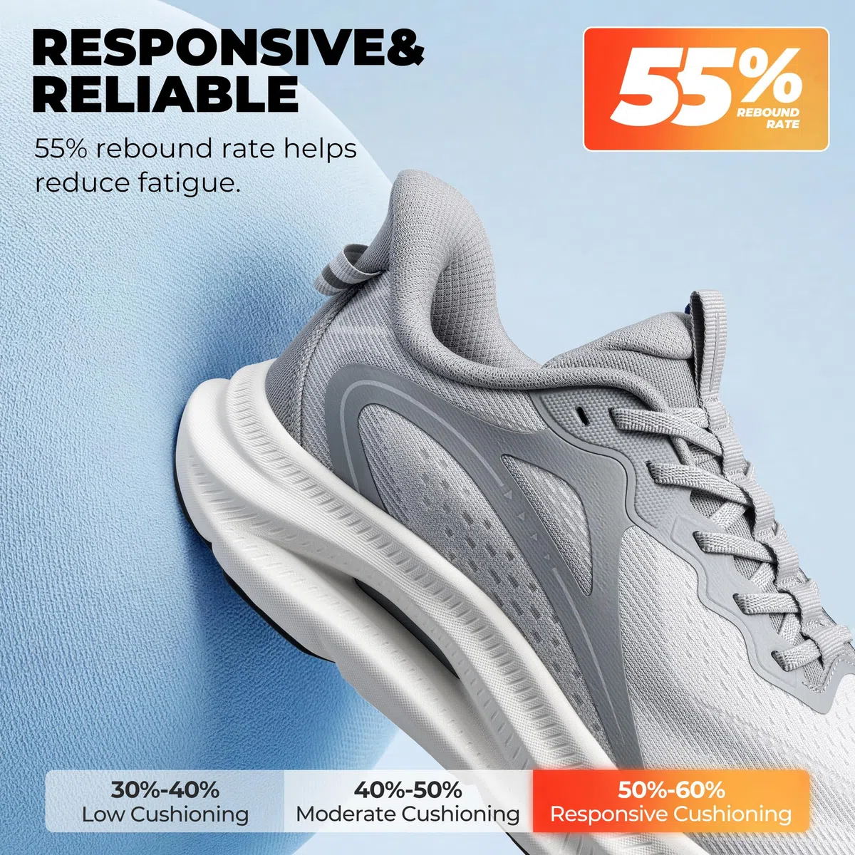 ALLSWIFIT Zapatillas de deporte para hombre, antideslizantes, transpirables, cómodas, para entrenamiento, correr, tenis, gimnasio, a la moda