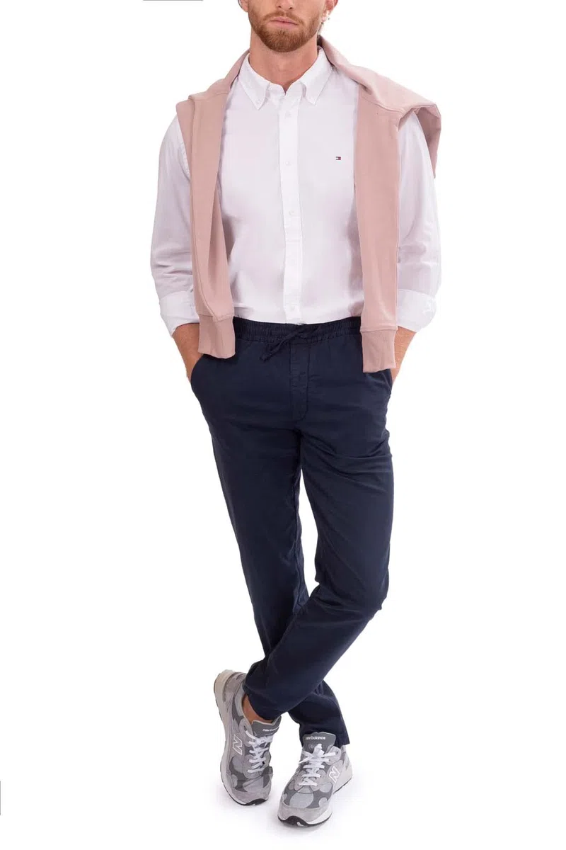 Tommy Hilfiger Camisa Hombre Flex Poplin Solid Regular Fit