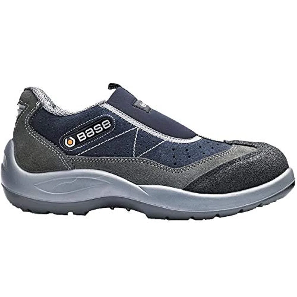 BASE Protection Mechanic S1 SRC Zapato de Seguridad, Talla: 42, Color: Gris/Azul, B0440GBU42