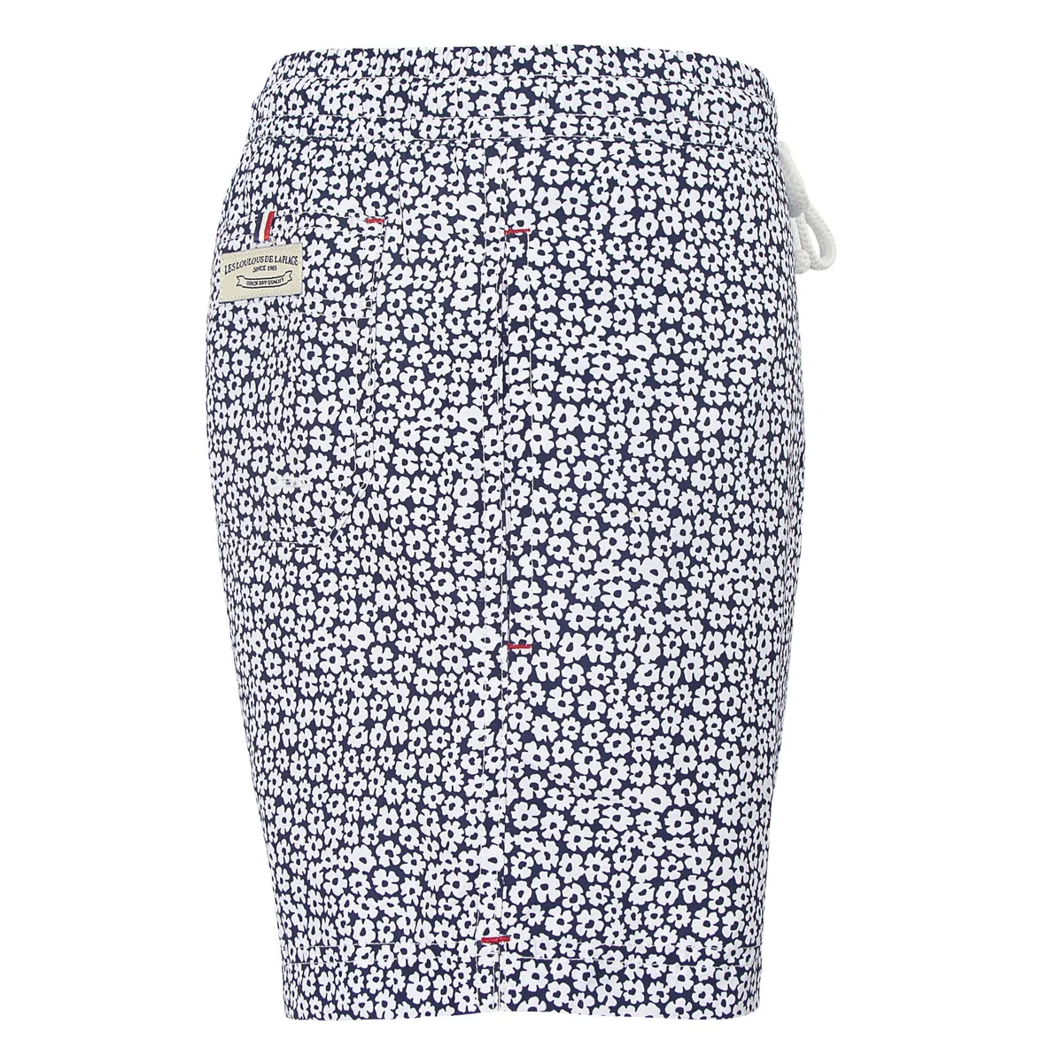 Bañador para Hombre Natación, Diseño de Flores, Color Azul y Blanco - Montauk 800, Azul, XXL