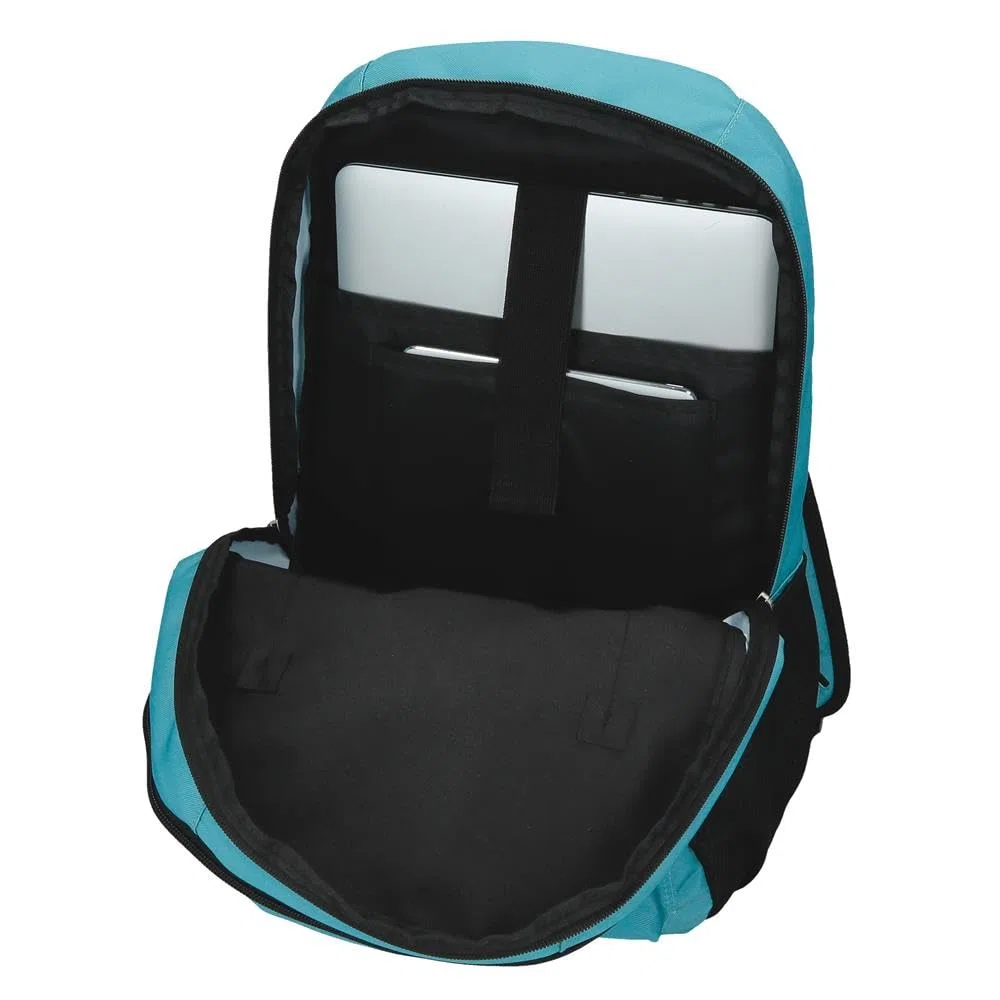 Reebok Boston Mochila Doble Compartimento Adaptable 15,6" Pulgadas Turquesa Azul 31x44x15 cm Poliéster 20,46L by Joumma Bags