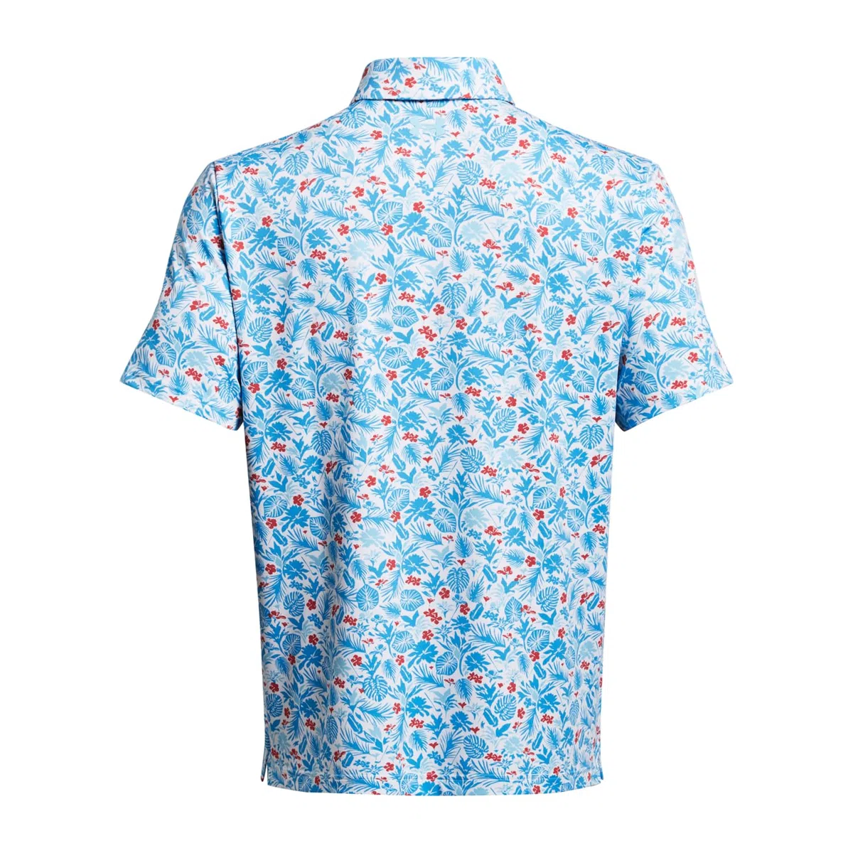 Under Armour Polos para hombre, blanco, azul, (White / Sky Blue), Small