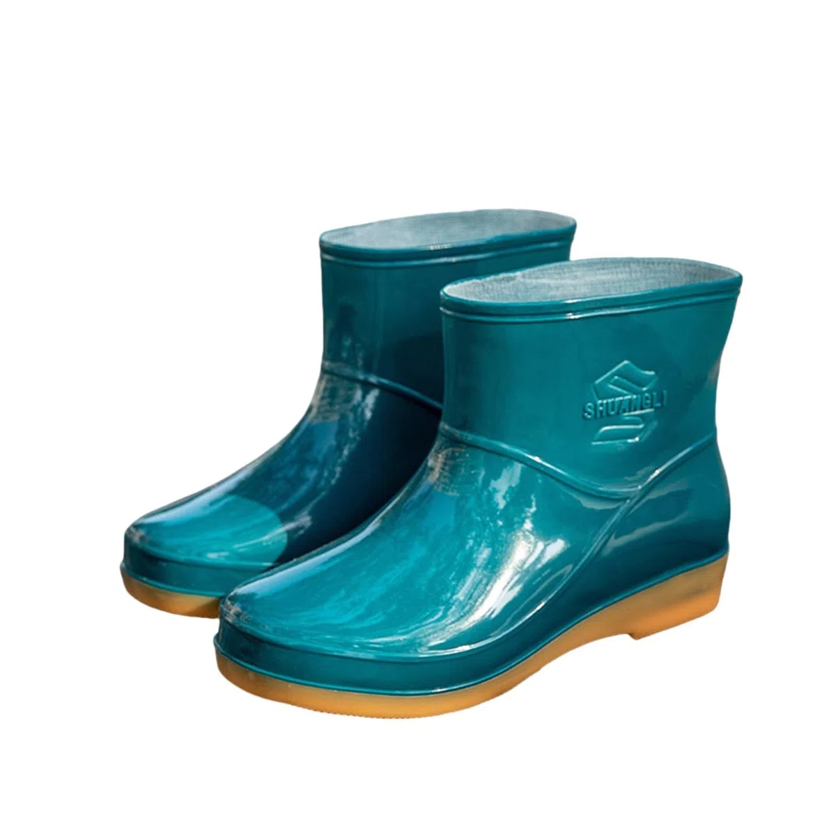 Botas de goma cortas para mujer, botas de lluvia antideslizantes, botas de jardín, impermeables, botines de goma, botas de goma, botas de lluvia, botas de lluvia para exteriores, botas de lluvia