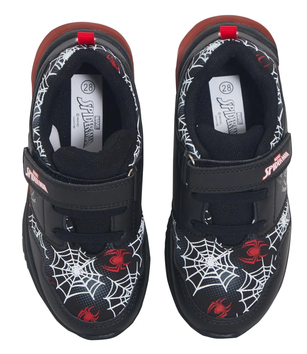 Zapatillas Spiderman Light Up para Niño Miles Morales Luces Intermitentes Zapatillas Deportivas