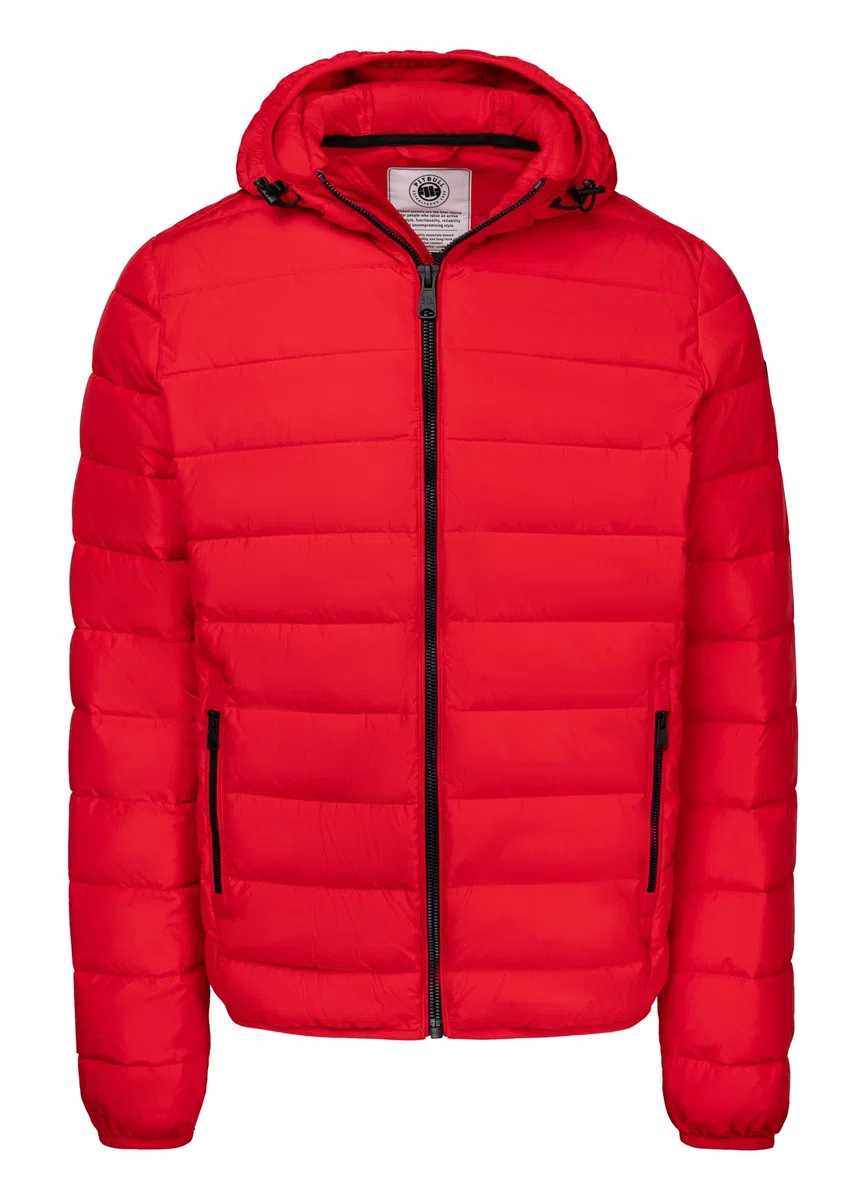 PITBULL - Chaqueta Hombre Invierno Seacoast III, Chaquetas Hombre con Capucha, Plumífero con Cierre de Cremallera, Chaqueta de Media Temporada, Bolsillos Laterales Confortables