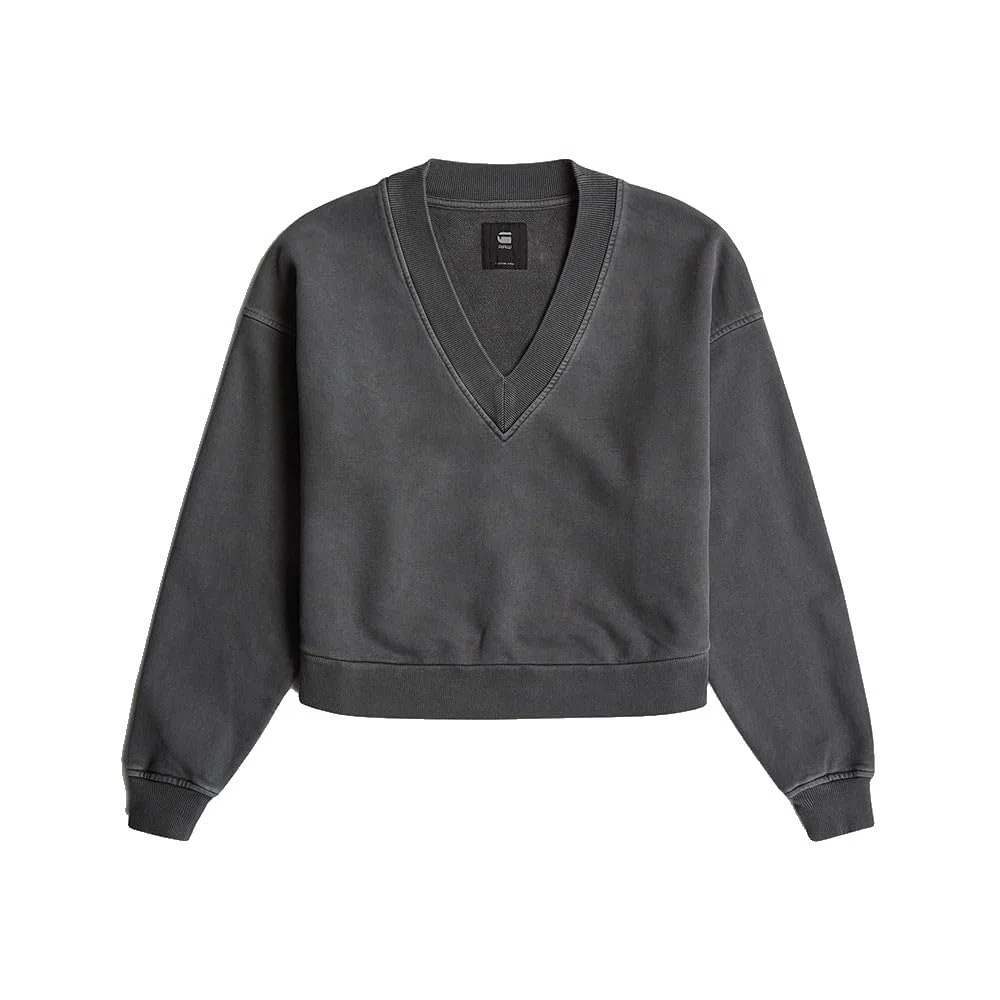 G-Star Washed Loose V Sw Wmn Sudadera Mujer