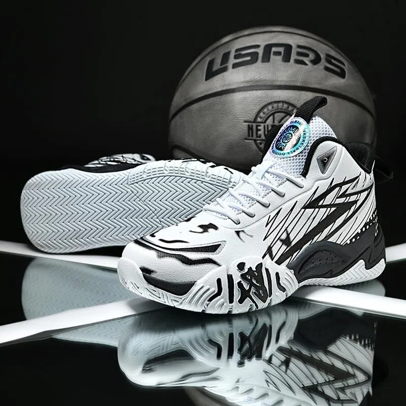 Zapatillas de Baloncesto Alto Unisex Acolchadas, Entrenamiento Casual