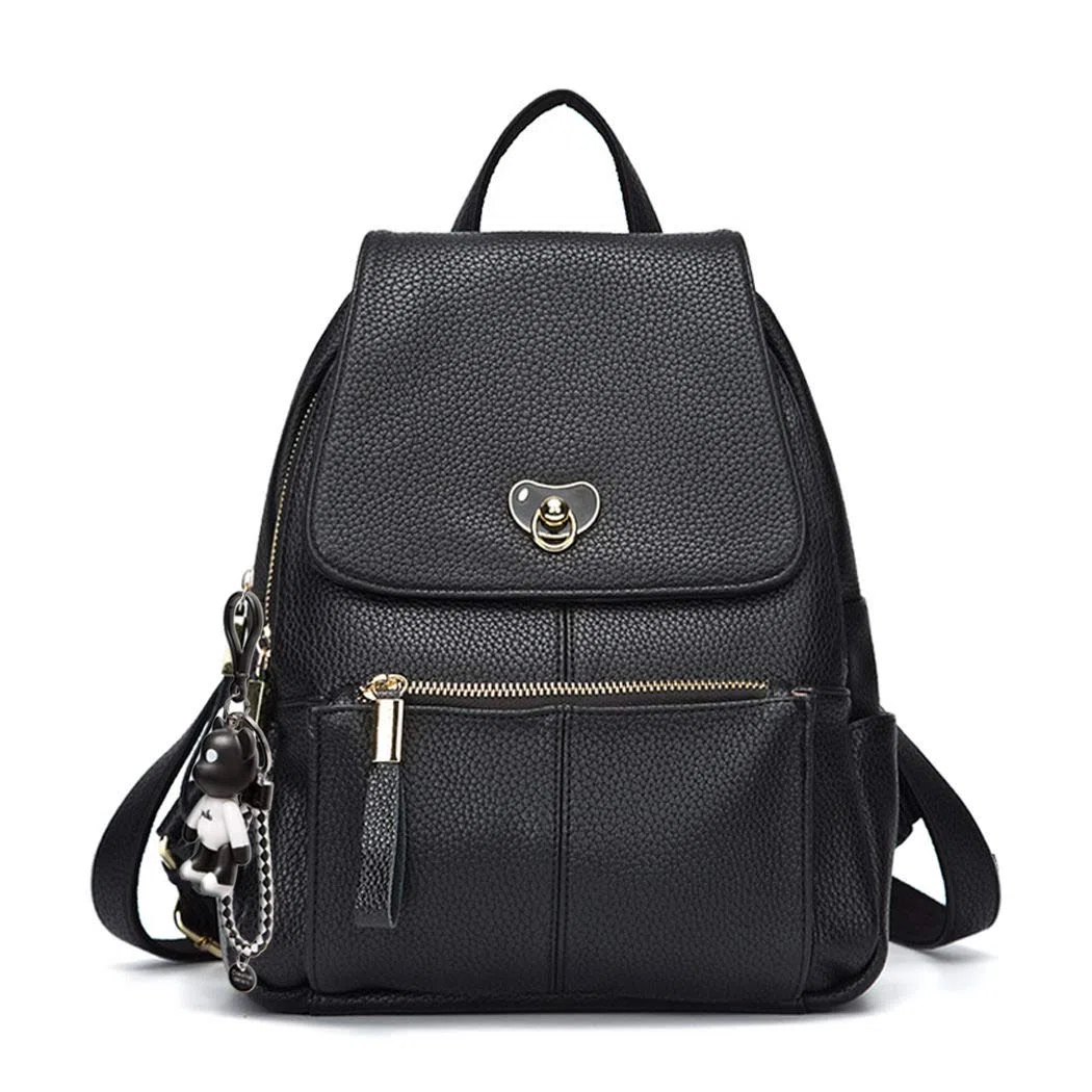 BUKESIYI Mujer Bolsos Mochila Niña Vestir Antirobo Pequeña Casual Bandolera Portatil PU Cuero Piel ES78300