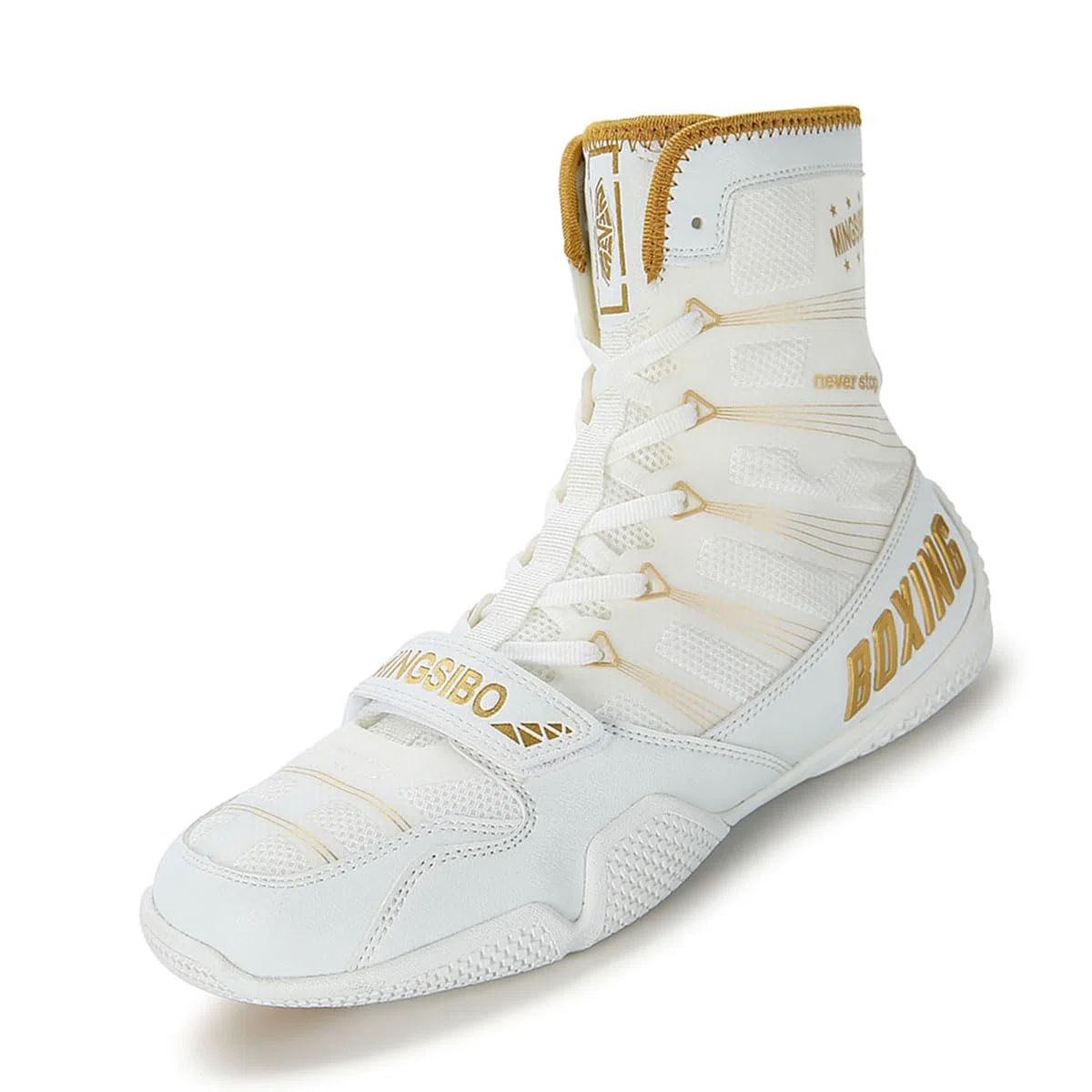 BLBK Zapatos de boxeo para hombre, zapatos de lucha libre, boxeadores, transpirables, boxeadores