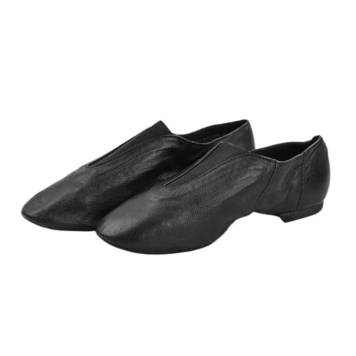 Slip On Dance Jazz Zapatos de Baile Bebé Niño Adulto Mujeres Hombres Vientre Moderno Ballet Gimnasio Jazzy Zapatillas para Presentaciones en el Escenario(Black,39)