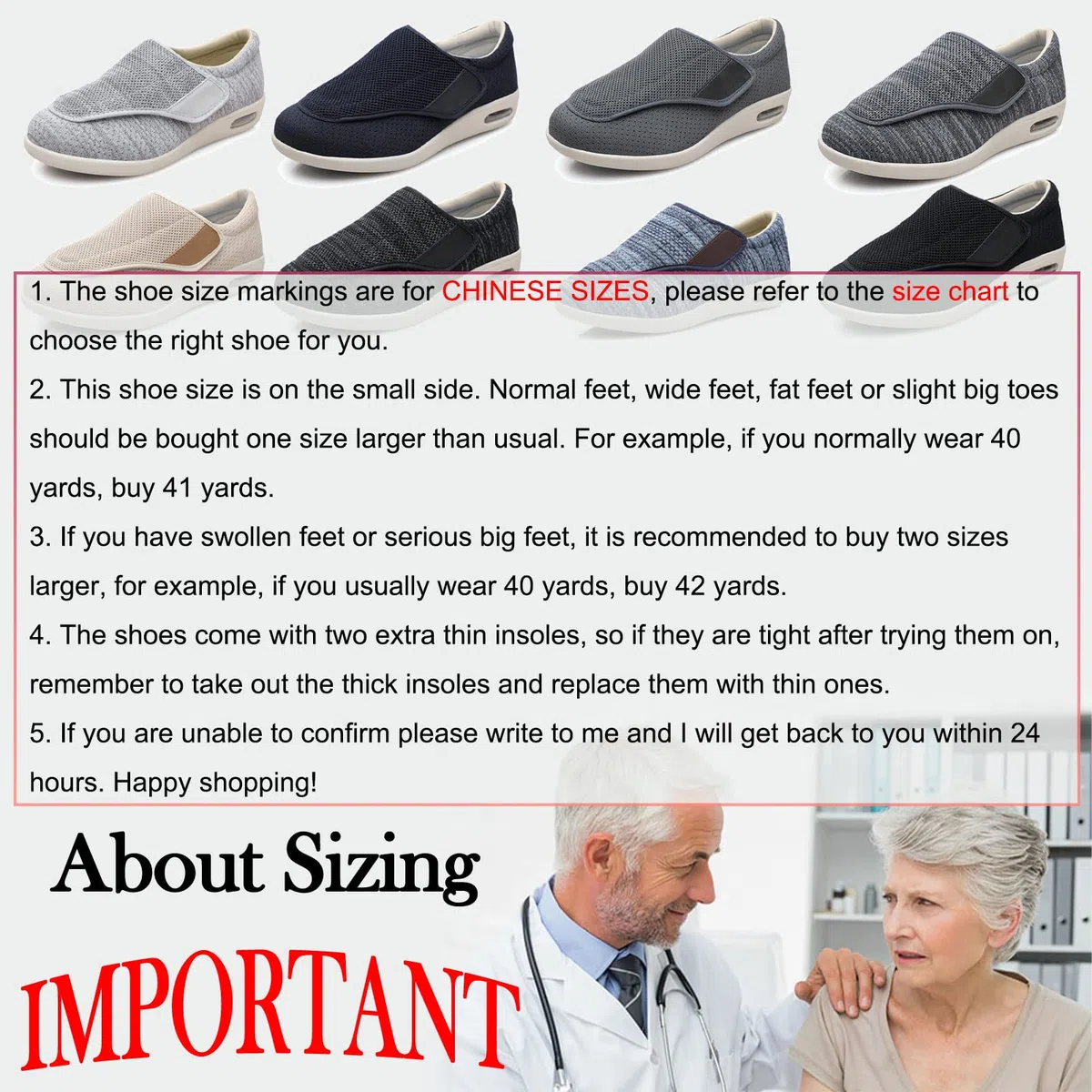 Zapatos para DiabéTicos para Hombre, Zapatos Ajustables para Edemas, Zapatos Extra Anchos Sin Cordones, Zapatos OrtopéDicos para Caminar, Transpirables, para Pies Hinchados