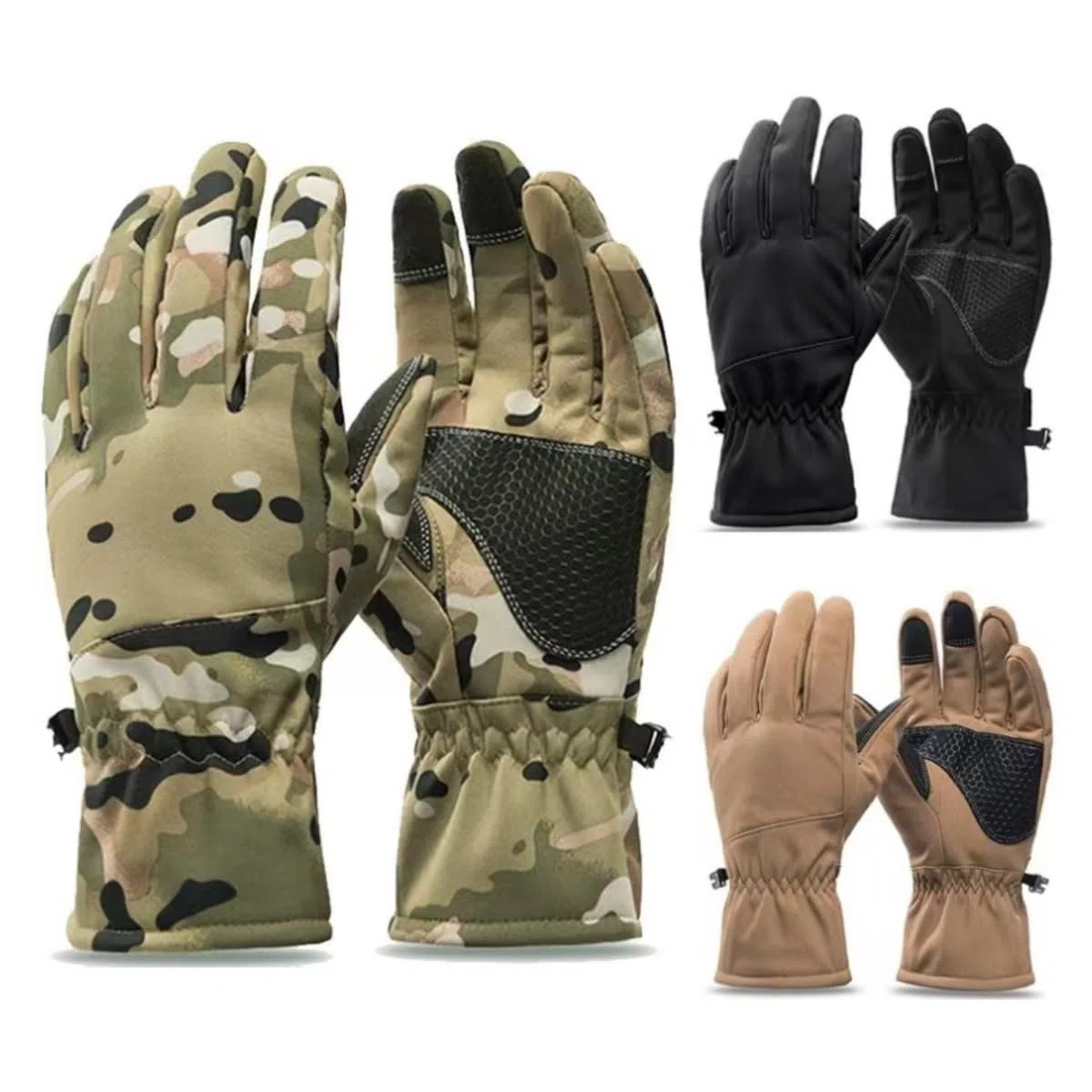 Guantes Viento Deportivos Guantes De Dedos Completos Cálidos For Invierno For Hombre, Esquí Al Aire Libre, Montañismo, Ciclismo Regalos De Invierno