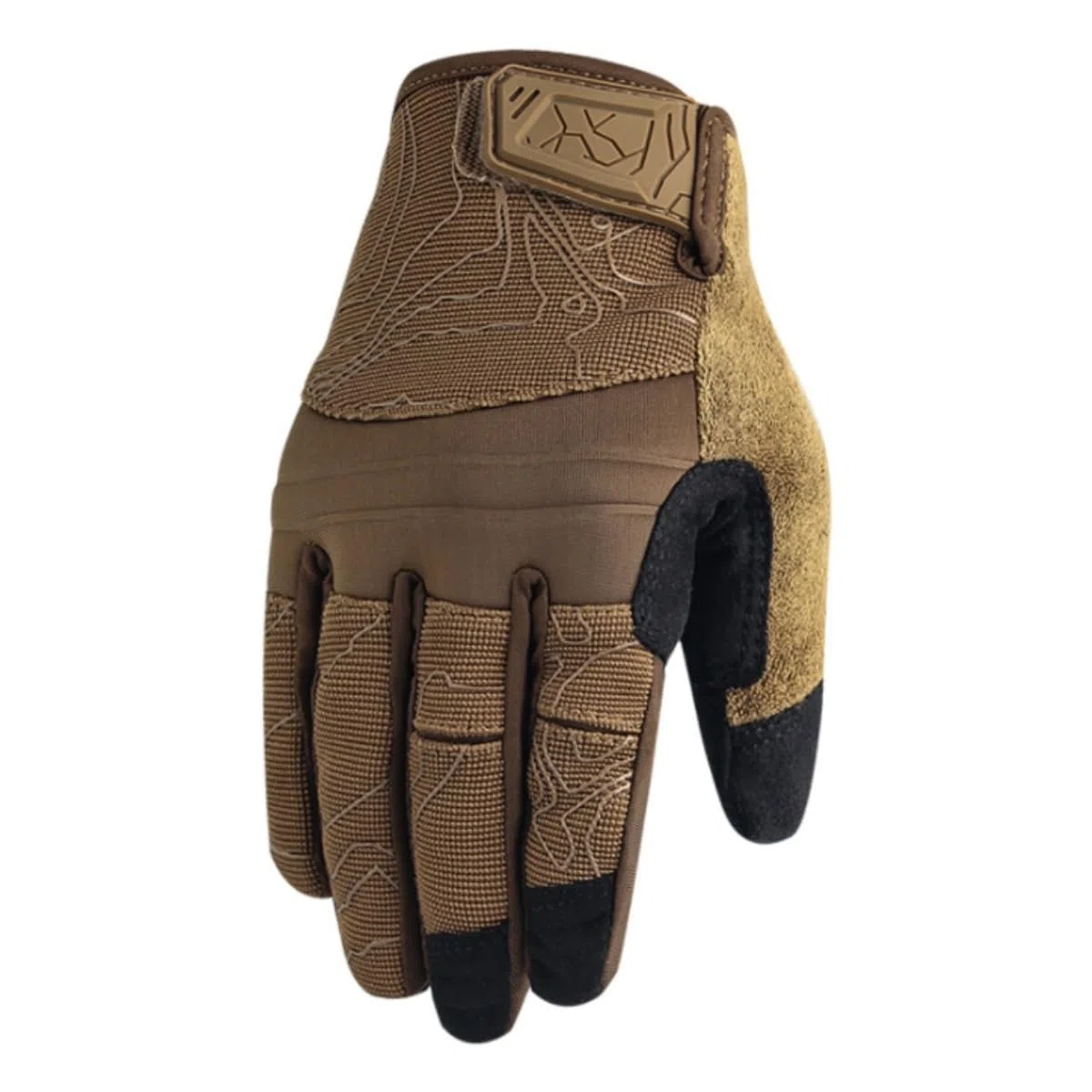 Guantes Invierno Guantes De Ciclismo For Montañismo con Dedos Completos Y Protección Pantalla Táctil Transpirables For Hombre Guante Termicos(Bruin,S)