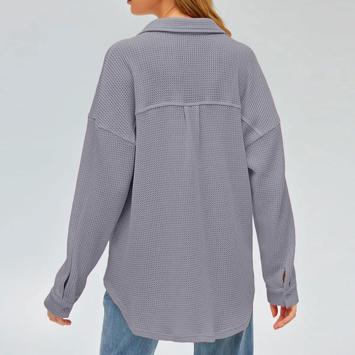 Genérico Camisa Mujer Tallas Grandes T Shirt Cómoda Blusa Sueltas Holgado Túnica Informal Top Transpirable Casual Blusas De Elegantes Camiseta Slim Fit Camisas