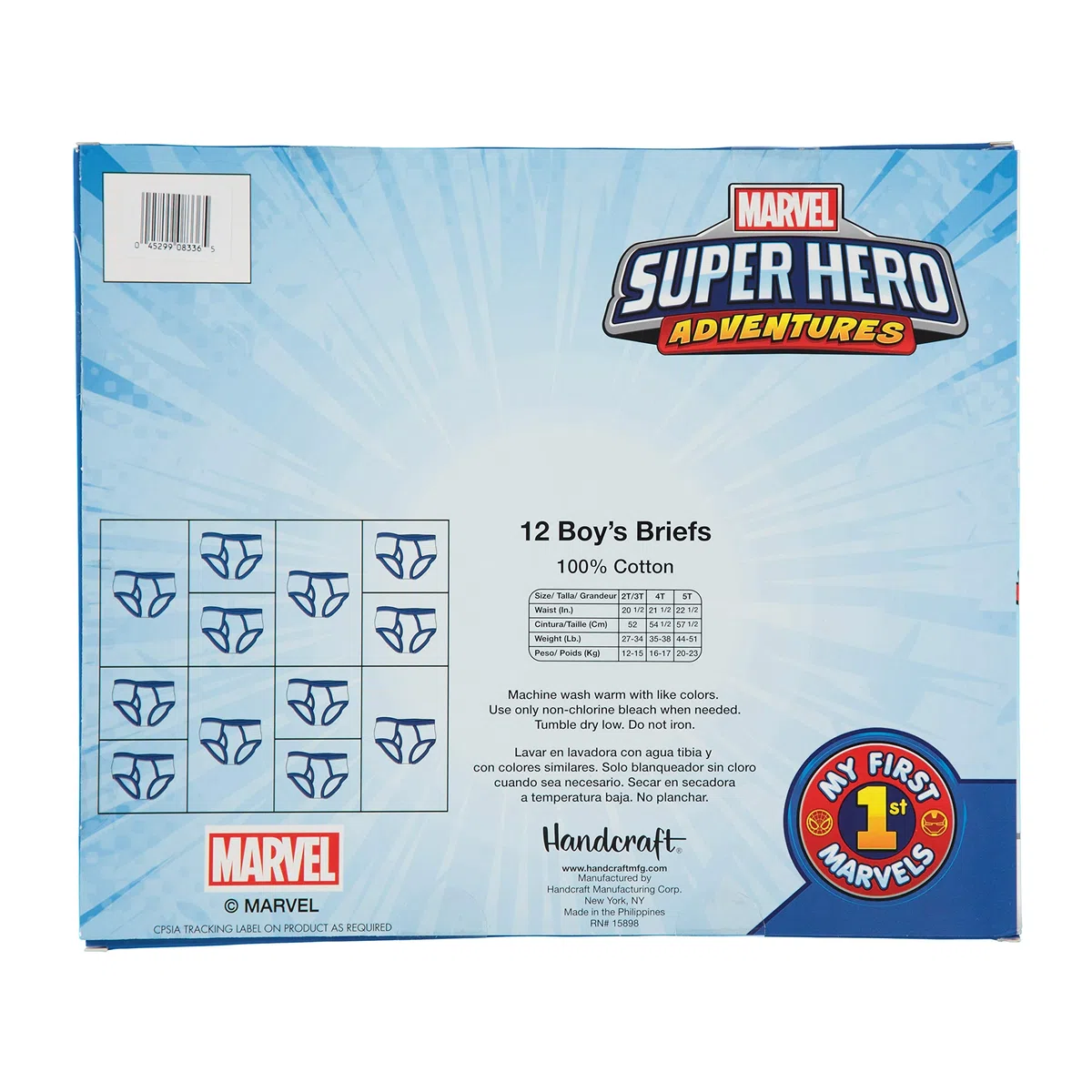 Marvel Ropa interior para niños Hero Avengers Multipacks