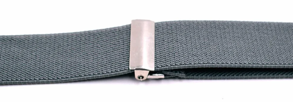 X Form Tirantes de Alta Resistencia, 1 Tirante elástico de 2,5 x 115 cm for Mujer, 4 Clips, Ajustable, for Pantalones, Accesorios de Ropa for Hombre