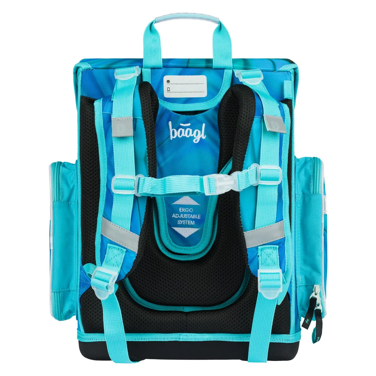 Baagl Mochila escolar para niños y niñas para 1ª clase (o 2ª clase), mochila escolar Ergo para niños y niñas, mochila escolar ligera con correa para el pecho, mariposa, 38, De moda