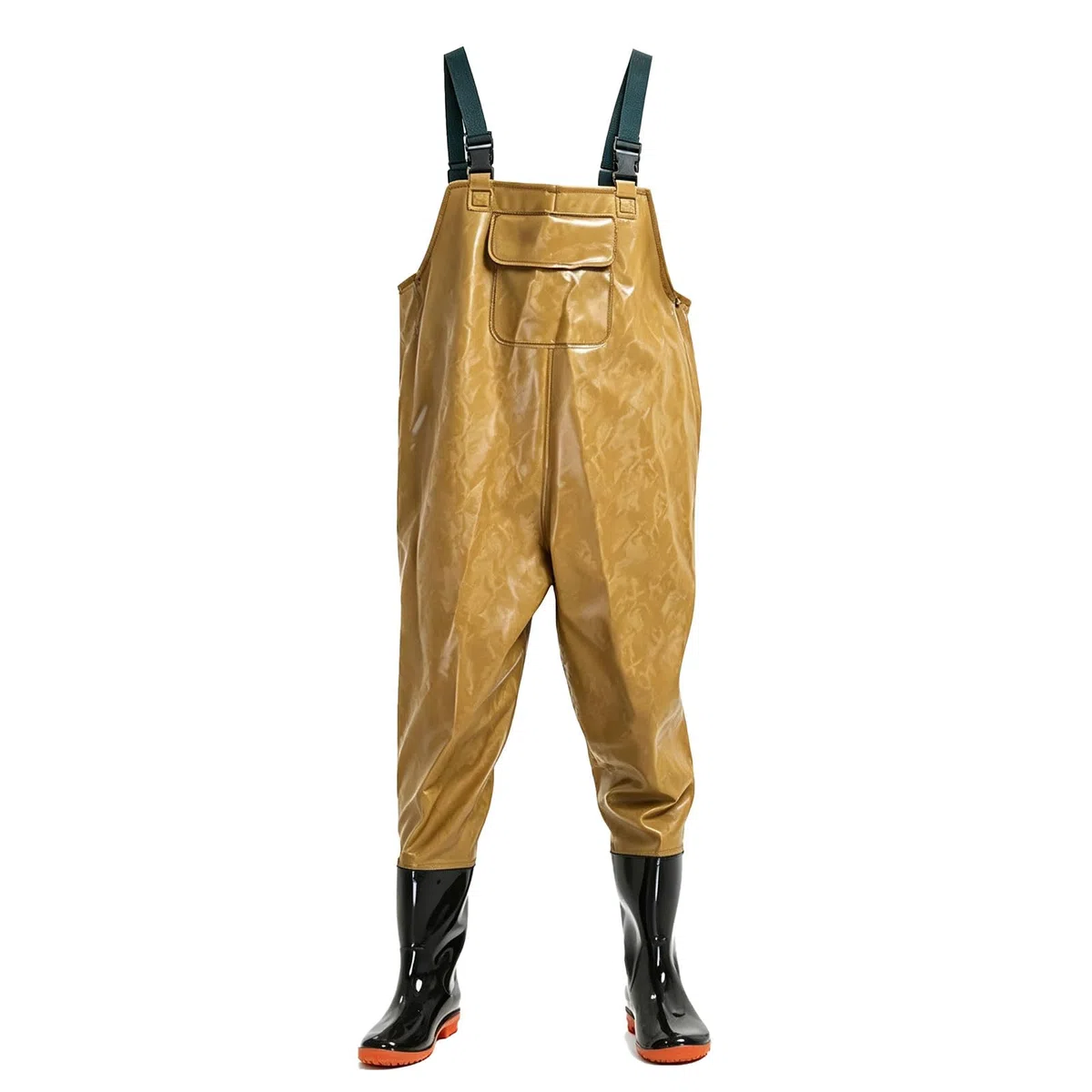 Vadeadores de Pesca para Hombres PVC Vadeadores de Pesca con Botas de Antideslizante con Correa Ajustable Impermeables Transpirables Tallas 38-47 para la experiencia de aventura al aire libre