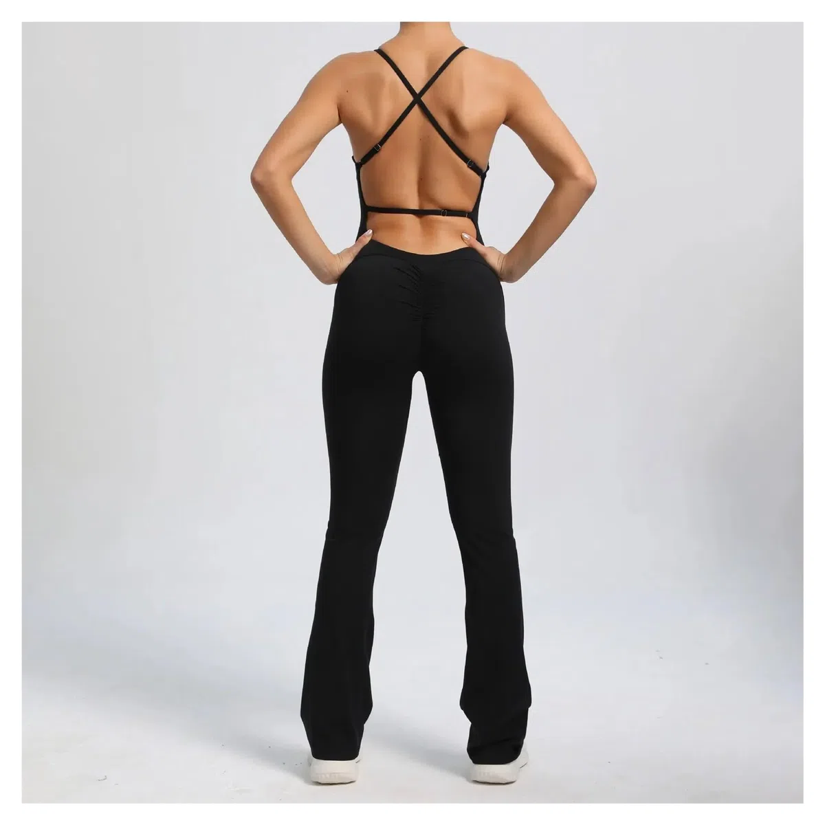 Body de Yoga sin Espalda Ropa Deportiva for Mujer, Ropa de Yoga, Conjunto Deportivo Push up, Beige, Rojo, Verde y Gris para Yoga