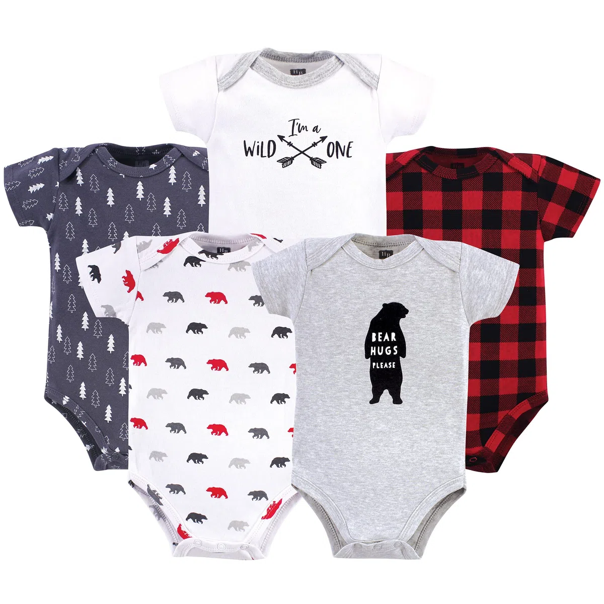Hudson baby Baby Cotton Bodysuits Juego de Camiseta para bebés Unisex bebé