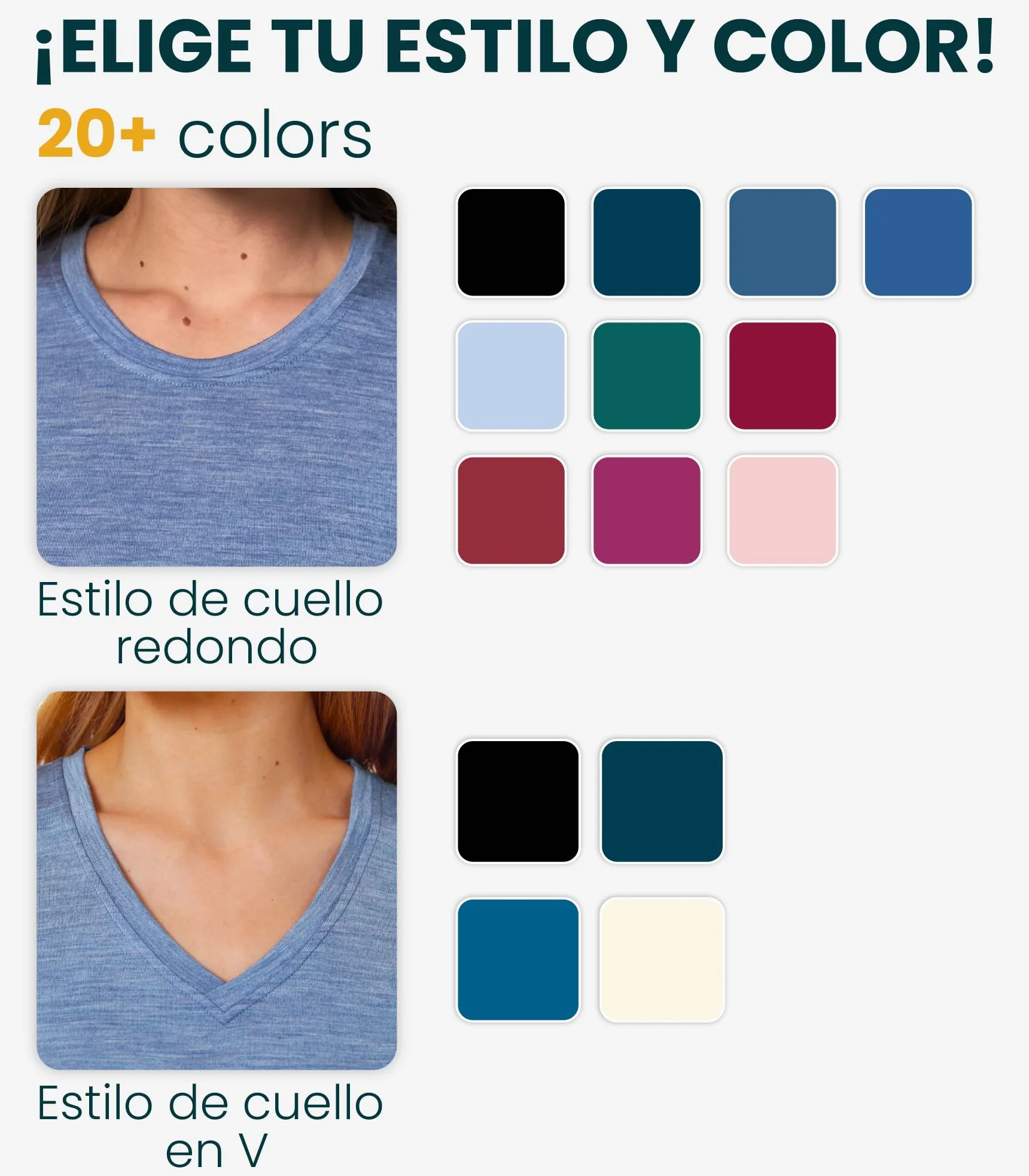 Merino.tech Camiseta Termica Lana Merino Mujer - Ropa Interior Base Layer 100% Lana Merino para Mujer (Small, Dark Red Crewneck)