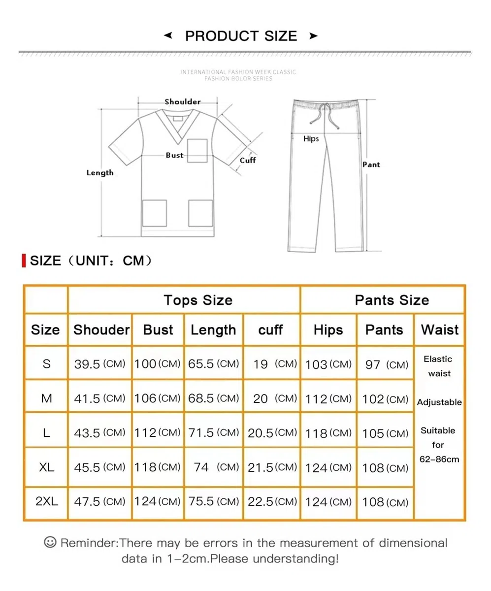 Uniformes médicos for mujer, conjuntos de Tops y pantalones, ropa de enfermería for médicos de Hospital, accesorios for enfermeras, ropa de trabajo Dental Para Uso Hospitalario(Dark green,XXL)