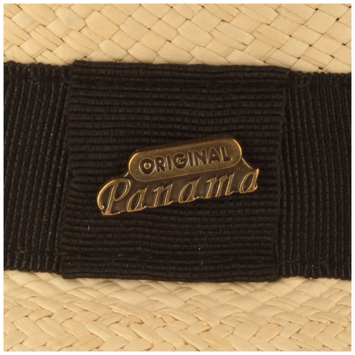 Breiter Sombrero de Panamá Original de Paja Sombrero de Verano Tejido a Mano con Protección UV 50 + Protección contra Roturas