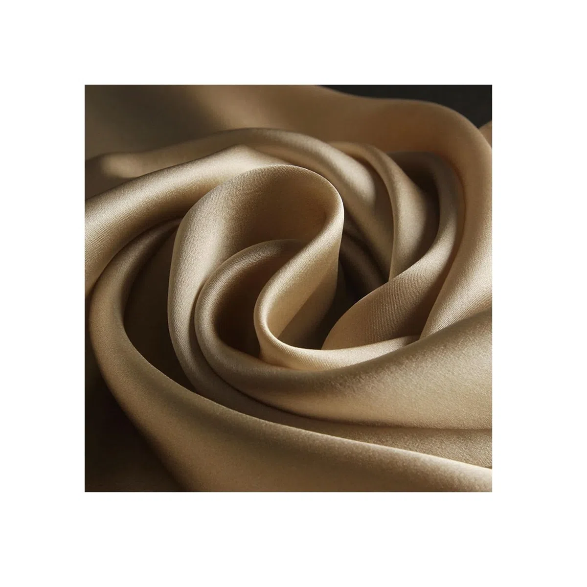 Bufanda de Seda for Mujer, chales de Seda Natural, Bufandas for Damas, pañuelo de Cuello sólido, Bufanda de Seda Pañuelo Mujer Seda(Rose Gold)