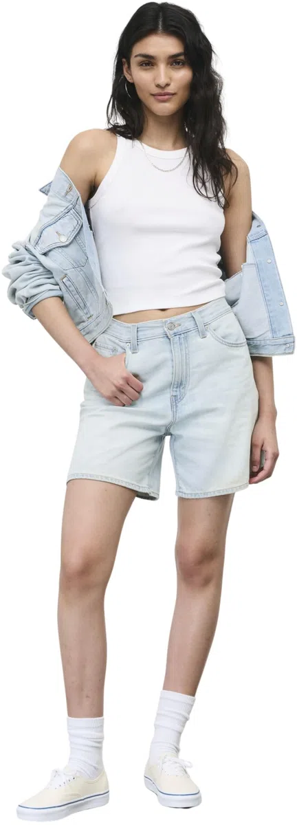Levi's Mujer Jeans Corto High Rise, Baggy Fit