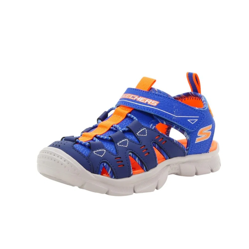 Skechers Sandalias Puntera Cerrada Niños 816 Color: Azul Talla: 35