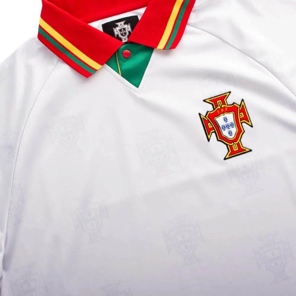 Copa - Portugal 1995 - Camiseta de Fútbol Retro Visitante - Hombre - Blanca